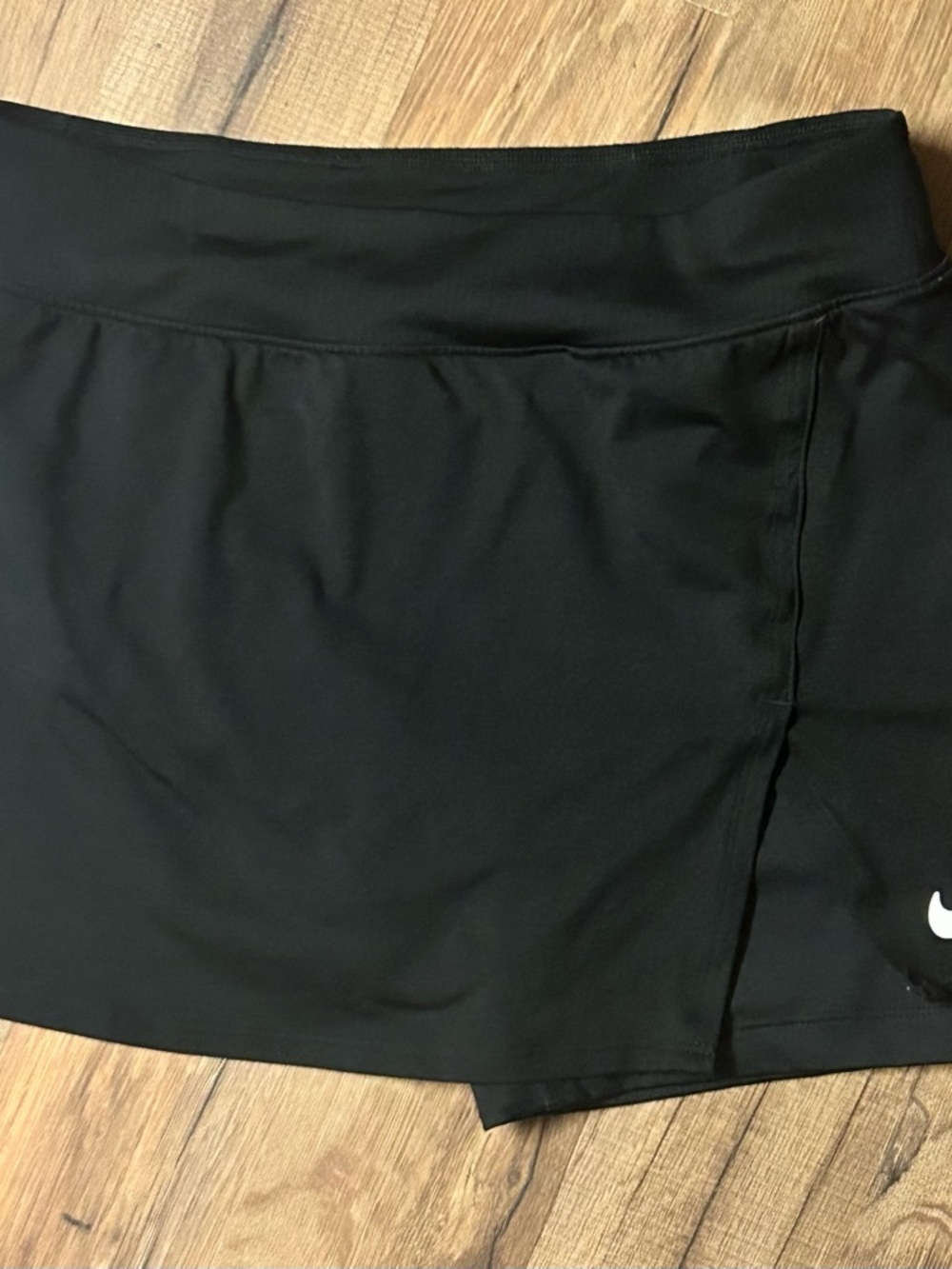Women's NIKE Flex Short Black Tennis Performance Skirt w/built-in Shorts S